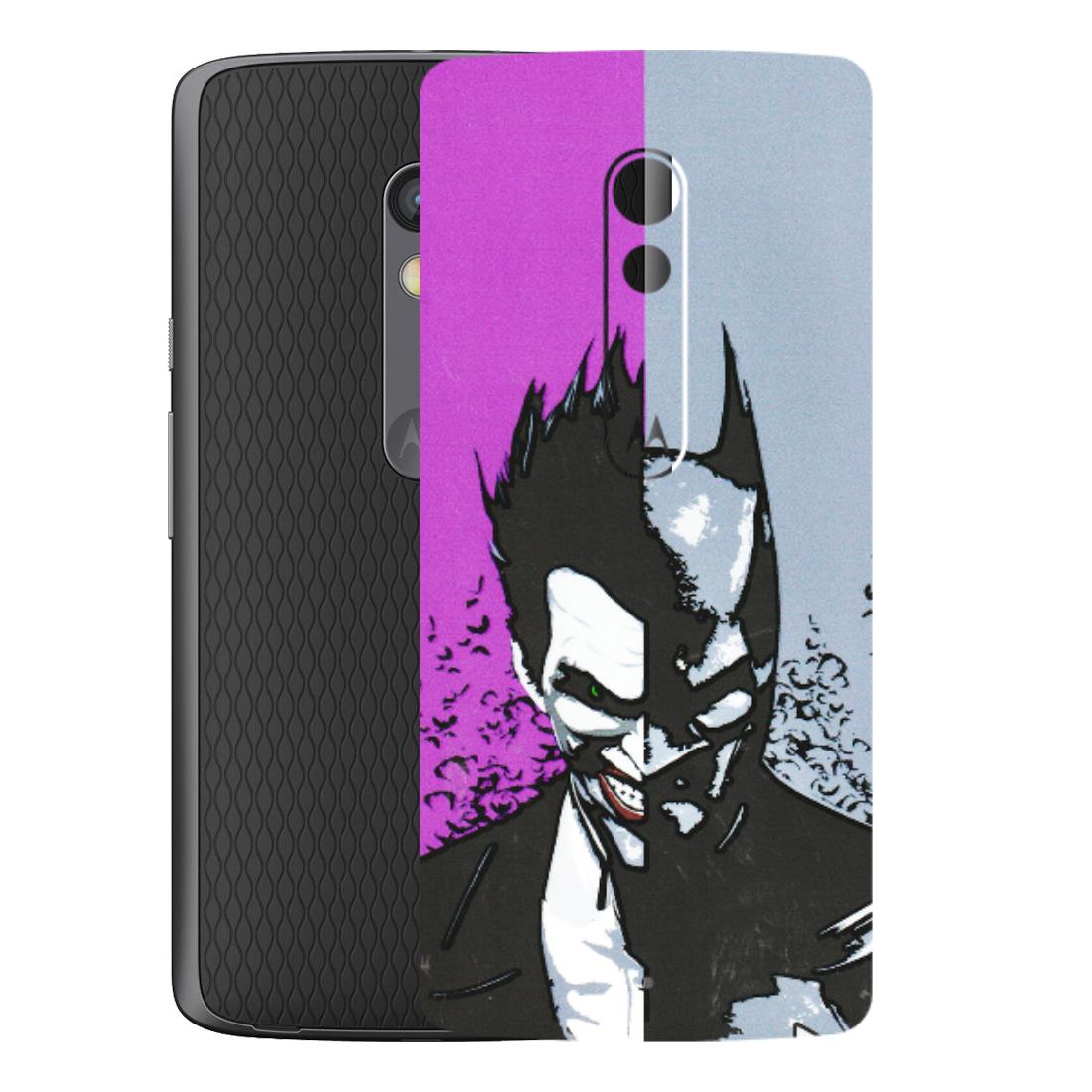 Motorola Phone Skins (All Models) - Batman & Joker - 3D Embossed Finish (L-143) Motorola Moto X Play