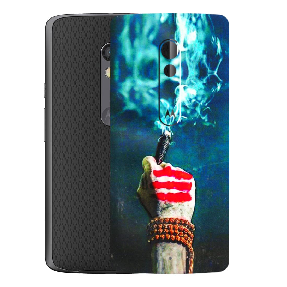 Motorola Phone Skins (All Models) - Mahadev Bhakt - 3D Embossed Finish (L-146) Motorola Moto X Play