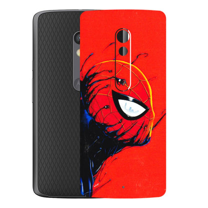 Motorola Phone Skins (All Models) - Spiderman Face Venom - 3D Embossed Finish (L-165) Motorola Moto X Play