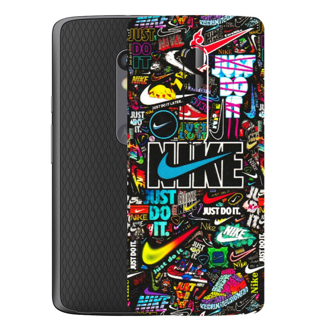 Motorola Phone Skins (All Models) - Just Do It Doodles - 3D Embossed Finish (L-166) Motorola Moto X Play