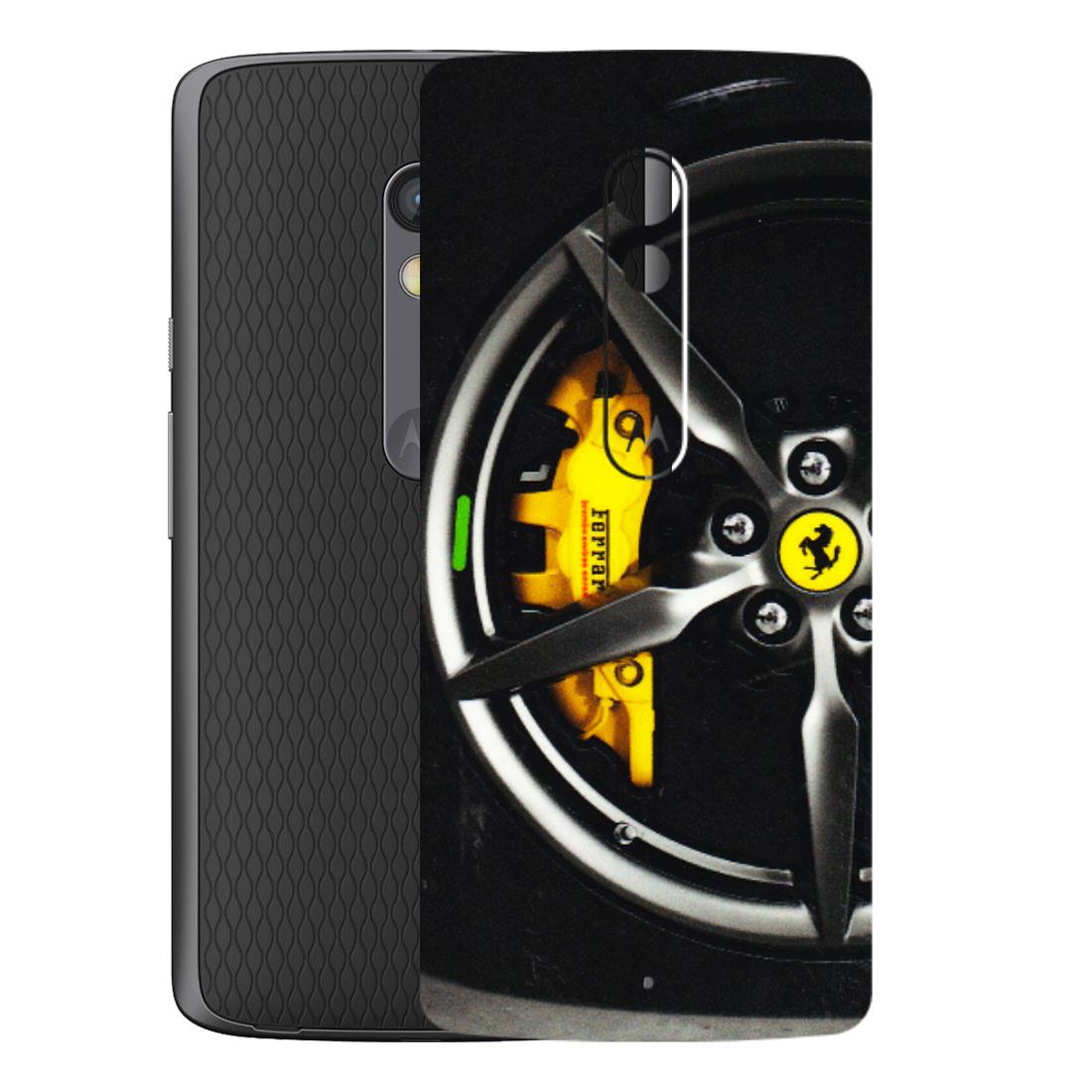 Motorola Phone Skins (All Models) - Ferrari Wheel Alloy - 3D Embossed Finish (L-173) Motorola Moto X Play