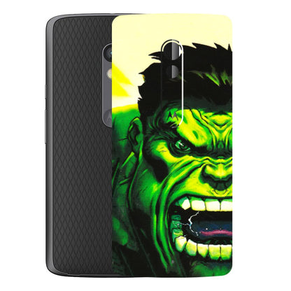 Motorola Phone Skins (All Models) - Hulk - 3D Embossed Finish (L-180) Motorola Moto X Play