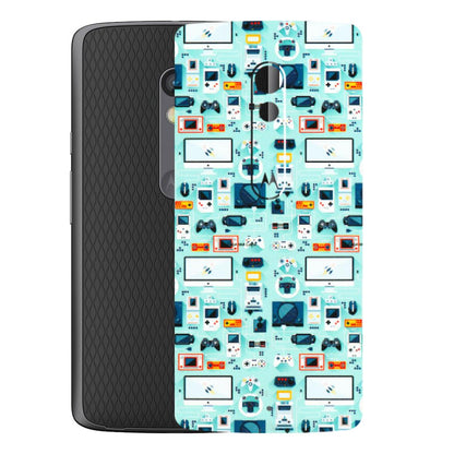 Motorola Phone Skins (All Models) - Gadgets Doodle - 3D Embossed Finish (L-184) Motorola Moto X Play