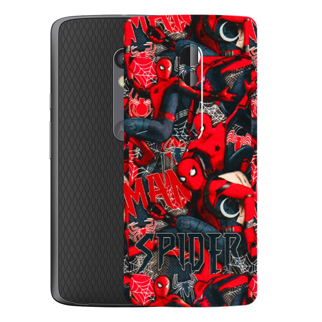 Motorola Phone Skins (All Models) - SpiderMan Cool - 3D Embossed Finish (L-188) Motorola Moto X Play