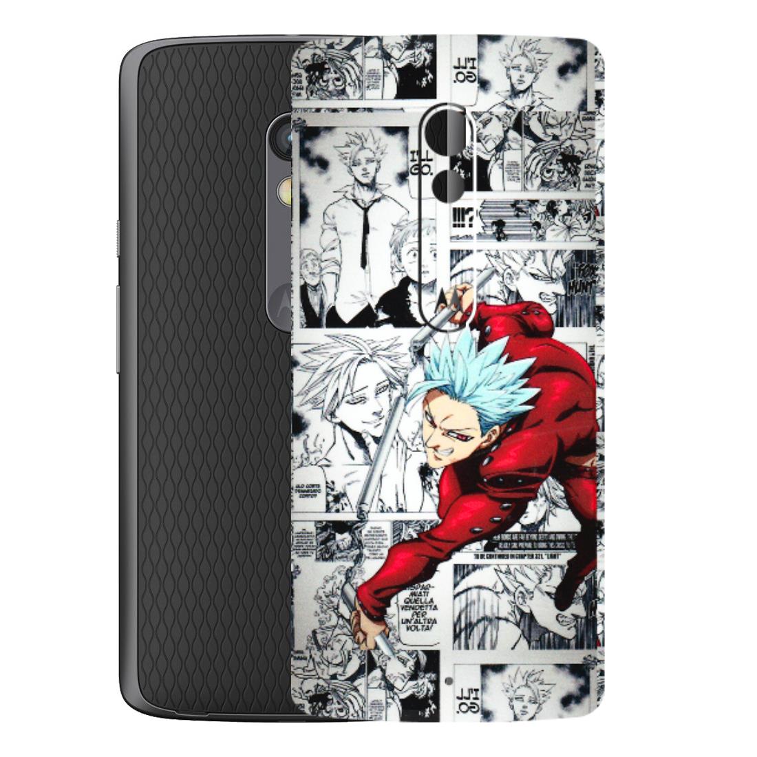 Motorola Phone Skins (All Models) - Anime Comic - 3D Embossed Finish (L-192) Motorola Moto X Play