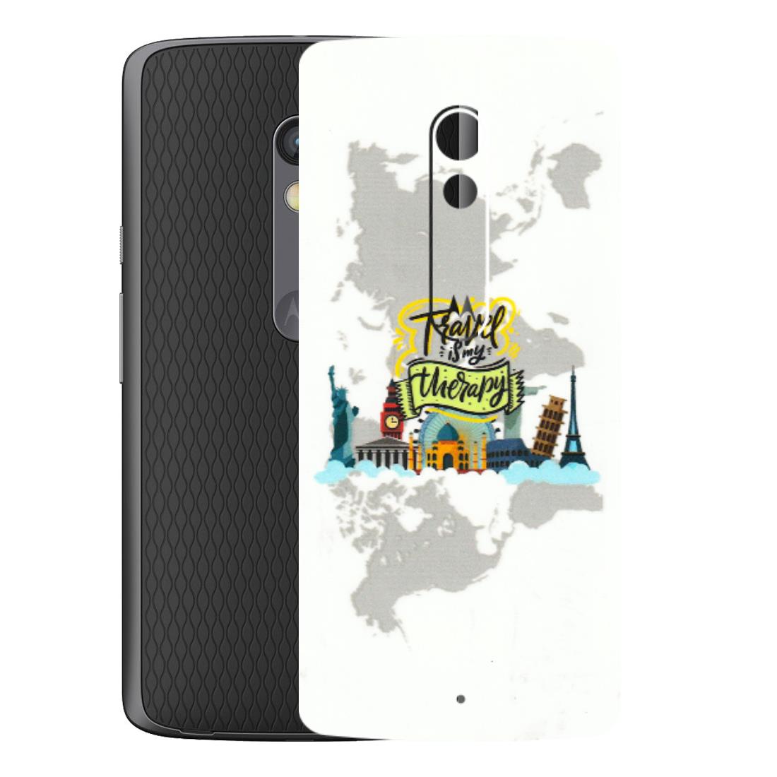 Motorola Phone Skins (All Models) - Travel Therapy - 3D Embossed Finish (L-199) Motorola Moto X Play