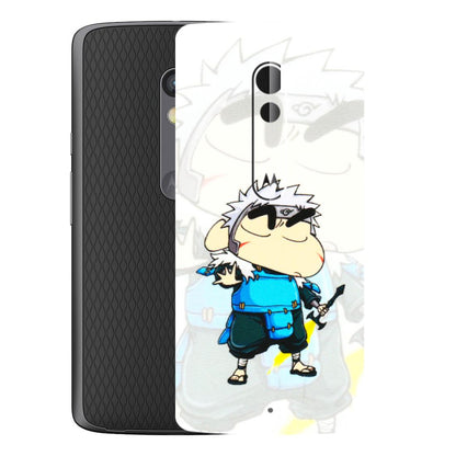 Motorola Phone Skins (All Models) - Angry Young Shinchan - 3D Embossed Finish (L-226) Motorola Moto X Play