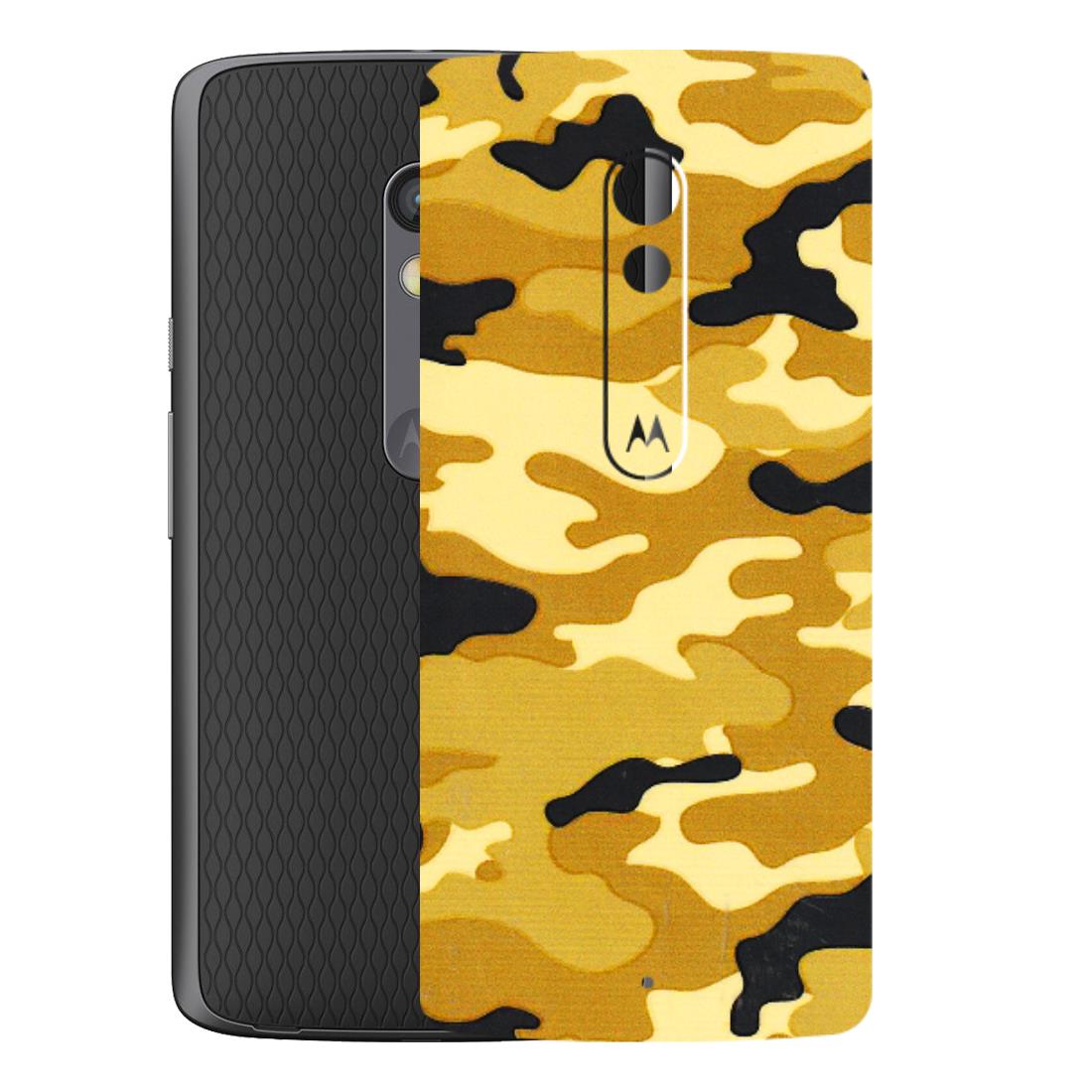 Motorola Phone Skins (All Models) - Indian Camo - 3D Embossed Finish (L-228) Motorola Moto X Play