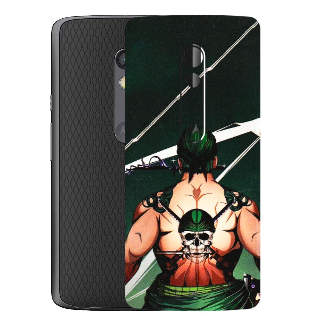 Motorola Phone Skins (All Models) - Zoro Anime - 3D Embossed Finish (L-23) Motorola Moto X Play