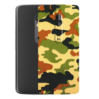 Motorola Phone Skins (All Models) - Indian Military - 3D Embossed Finish (L-234) Motorola Moto X Play