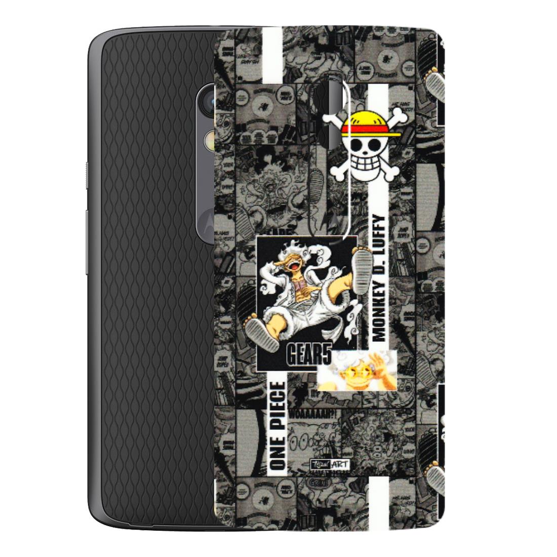 Motorola Phone Skins (All Models) - Cuffy Anime MonkeyCamic - 3D Embossed Finish (L-242) Motorola Moto X Play