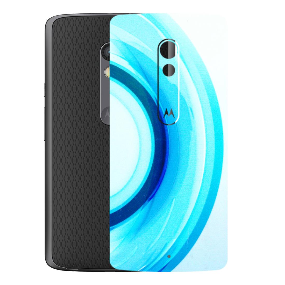 Motorola Phone Skins (All Models) - The Blue Curve - 3D Embossed Finish (L-244) Motorola Moto X Play