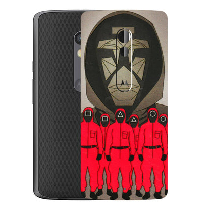 Motorola Phone Skins (All Models) - Squid Game Hero - 3D Embossed Finish (L-245) Motorola Moto X Play