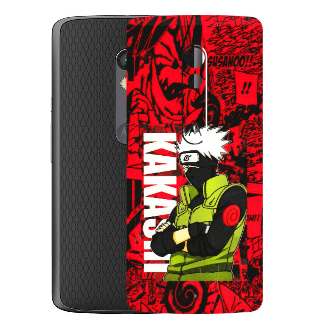 Motorola Phone Skins (All Models) - Kakashi Red Anime - 3D Embossed Finish (L-251) Motorola Moto X Play