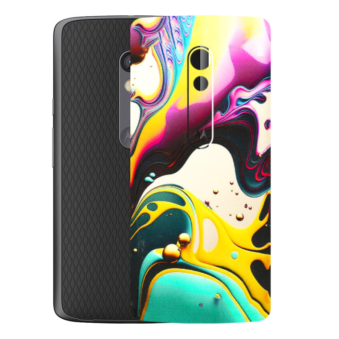 Motorola Phone Skins (All Models) - Multicolor Abstract pattern - 3D Embossed Finish (L-254) Motorola Moto X Play