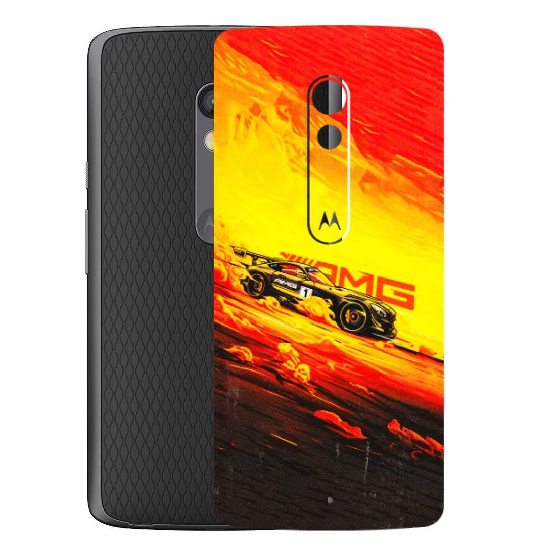Motorola Phone Skins (All Models) - AMG Car Speed Cover - 3D Embossed Finish (L-256) Motorola Moto X Play