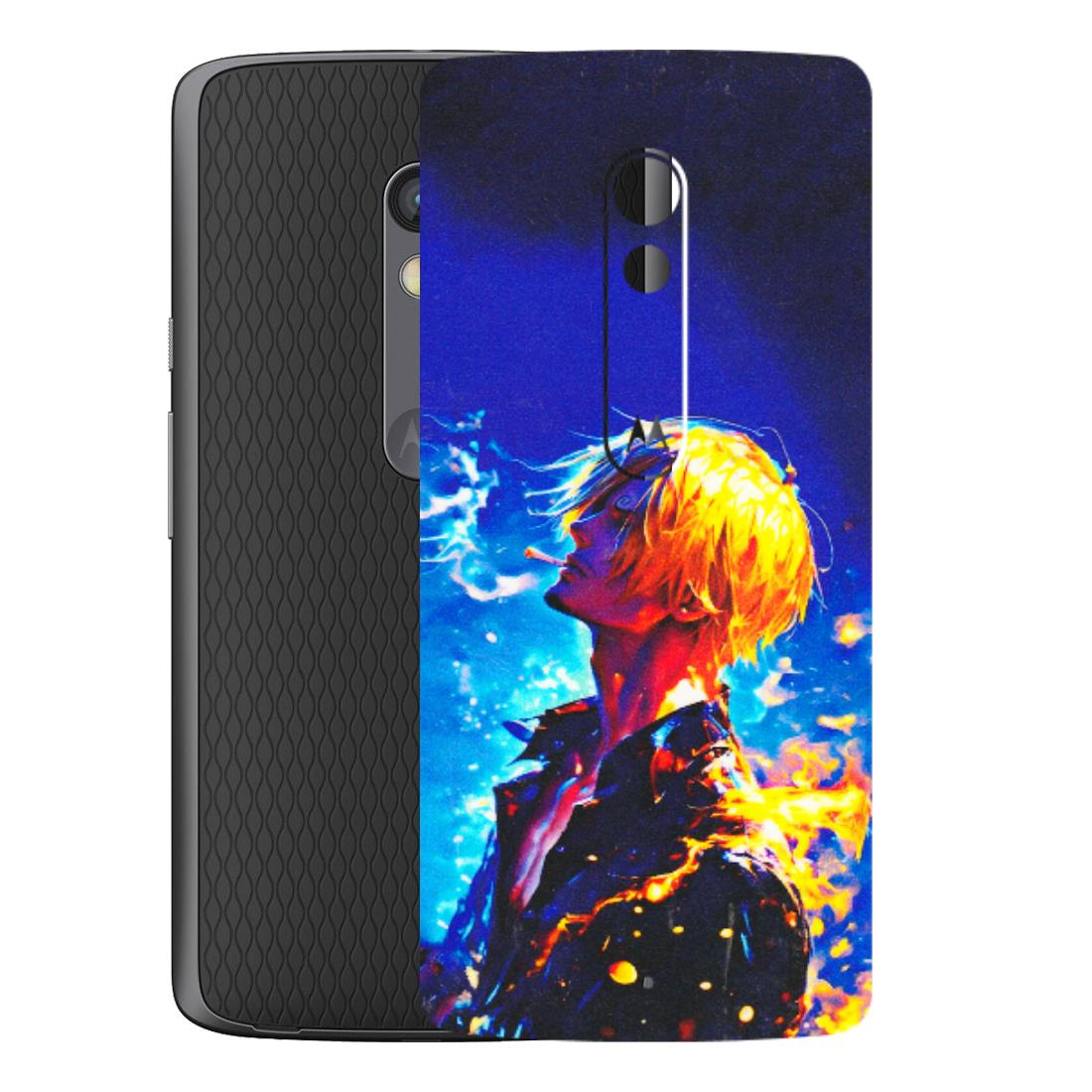 Motorola Phone Skins (All Models) - Sanji Vinsmoke One Piece - 3D Embossed Finish (L-319) Motorola Moto X Play