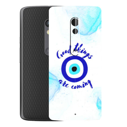 Motorola Phone Skins (All Models) - Evil Eye Good Things Are Coming - 3D Embossed Finish (L-322) Motorola Moto X Play
