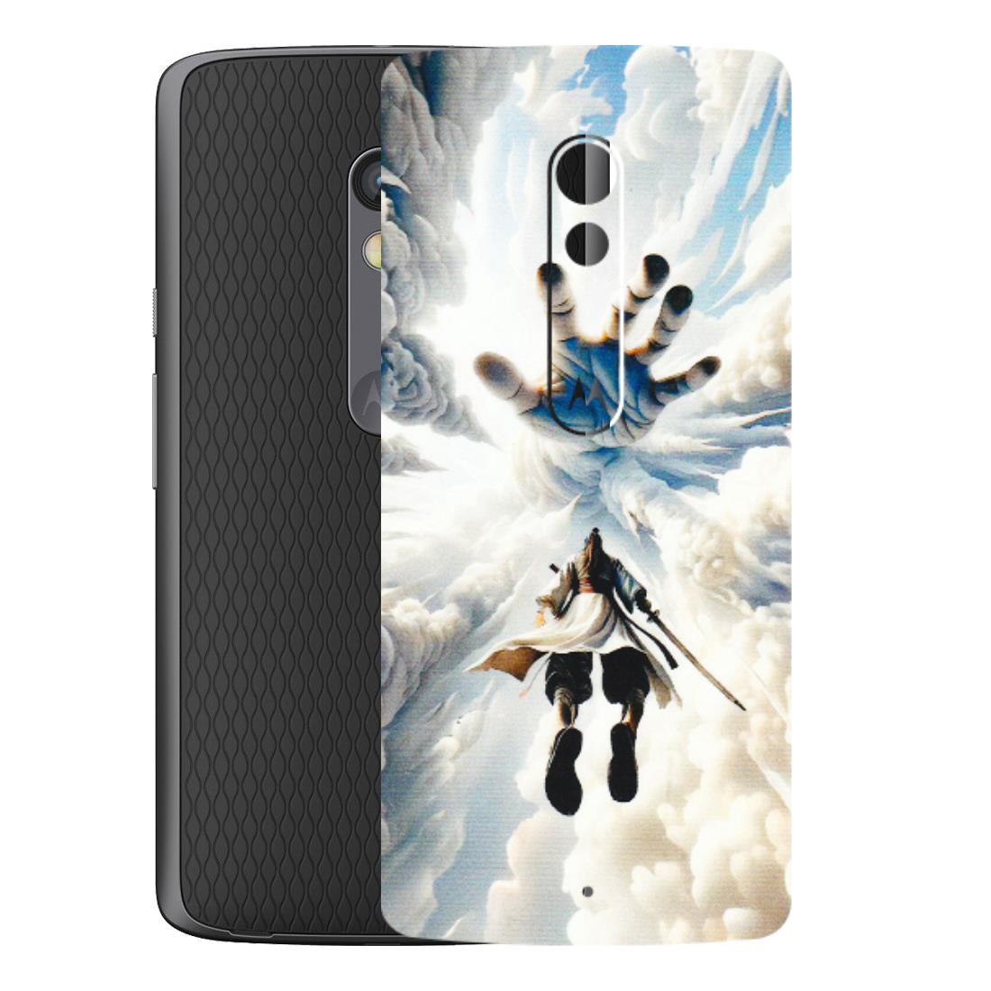 Motorola Phone Skins (All Models) - Big Hand With Monkey King - 3D Embossed Finish (L-323) Motorola Moto X Play