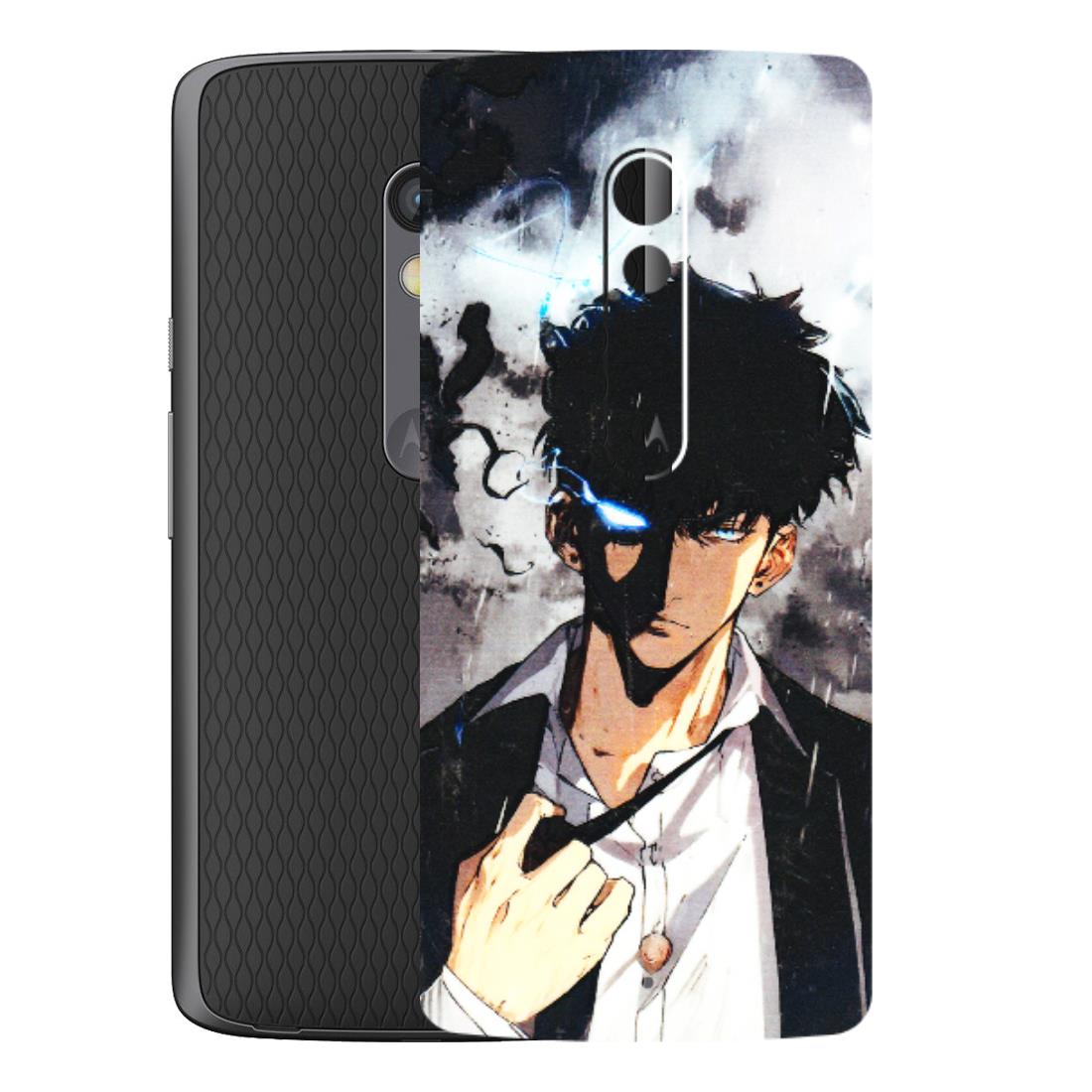 Motorola Phone Skins (All Models) - Sung Jinwoo Manhwa Anime - 3D Embossed Finish (L-328) Motorola Moto X Play