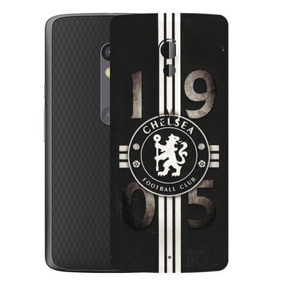 Motorola Phone Skins (All Models) - Chelsea Fan Club - 3D Embossed Finish (L-36) Motorola Moto X Play