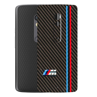 Motorola Phone Skins (All Models) - BM Carbon Fiber Feels - 3D Embossed Finish (L-38) Motorola Moto X Play