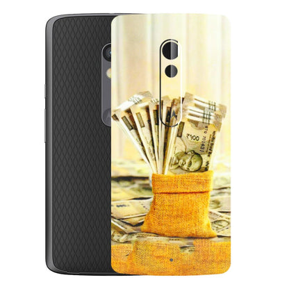 Motorola Phone Skins (All Models) - Show Me The Money - 3D Embossed Finish (L-52) Motorola Moto X Play