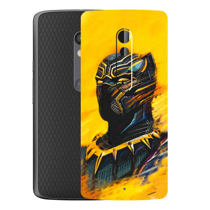 Motorola Phone Skins (All Models) - Yellow Panther - 3D Embossed Finish (L-54) Motorola Moto X Play