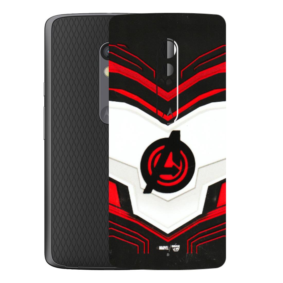 Motorola Phone Skins (All Models) - Avengers Logo - 3D Embossed Finish (L-55) Motorola Moto X Play
