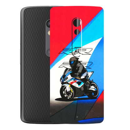 Motorola Phone Skins (All Models) - Bikers Love - 3D Embossed Finish (L-58) Motorola Moto X Play