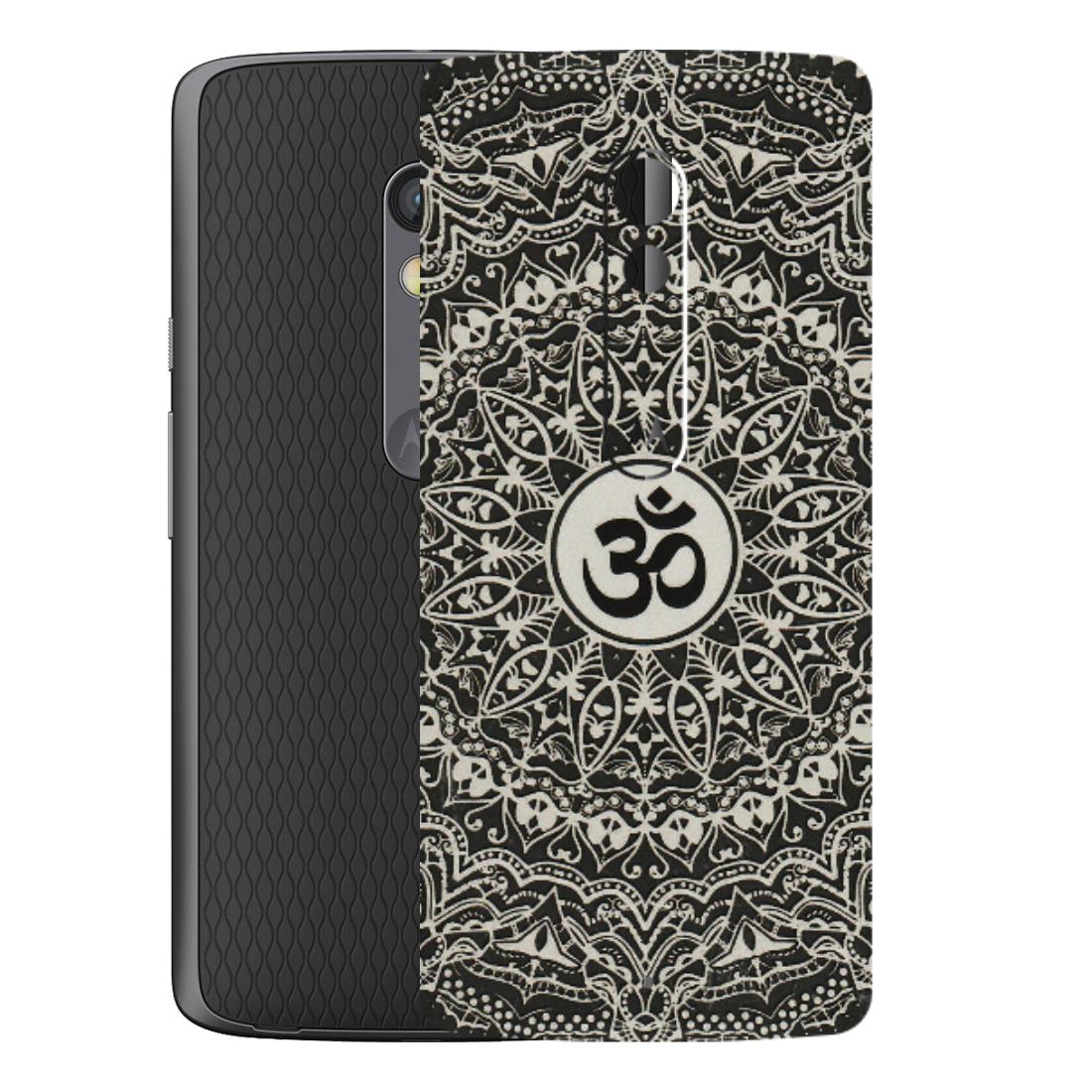 Motorola Phone Skins (All Models) - Aum Elegant Mandala - 3D Embossed Finish (L-62) Motorola Moto X Play