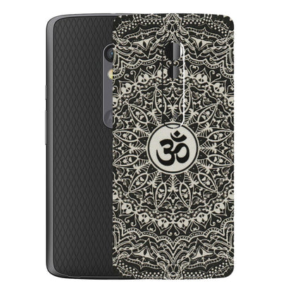 Motorola Phone Skins (All Models) - Aum Elegant Mandala - 3D Embossed Finish (L-62) Motorola Moto X Play