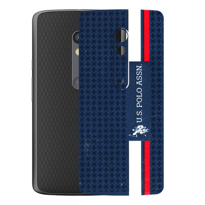 Motorola Phone Skins (All Models) - US POLO Designer Brand - 3D Embossed Finish (L-65) Motorola Moto X Play