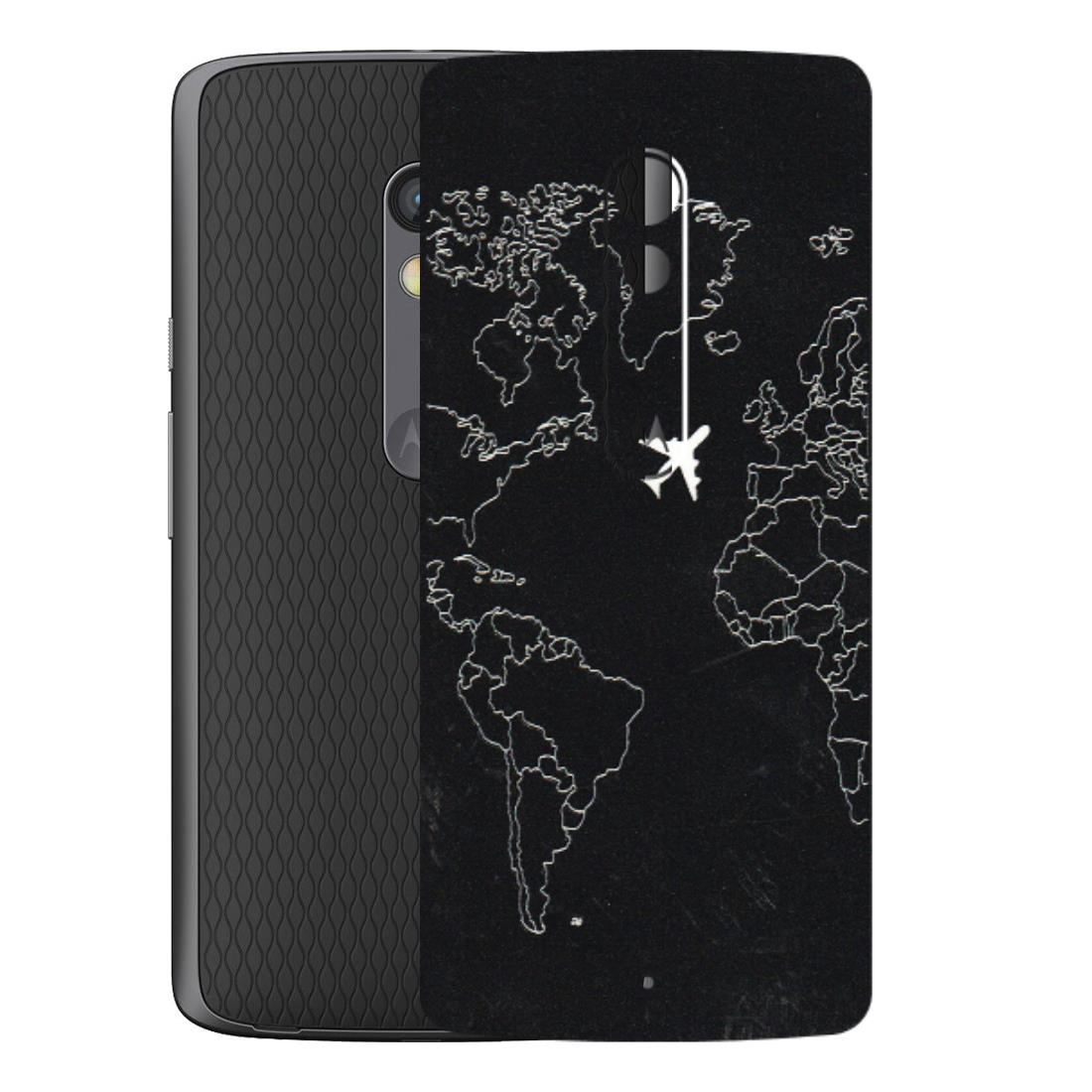 Motorola Phone Skins (All Models) - Never Ending Travel - 3D Embossed Finish (L-79) Motorola Moto X Play