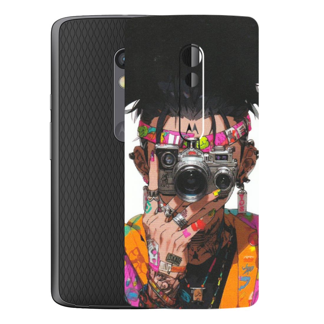 Motorola Phone Skins (All Models) - Camera Lover Girl - Matte Finish (M-09) Motorola Moto X Play