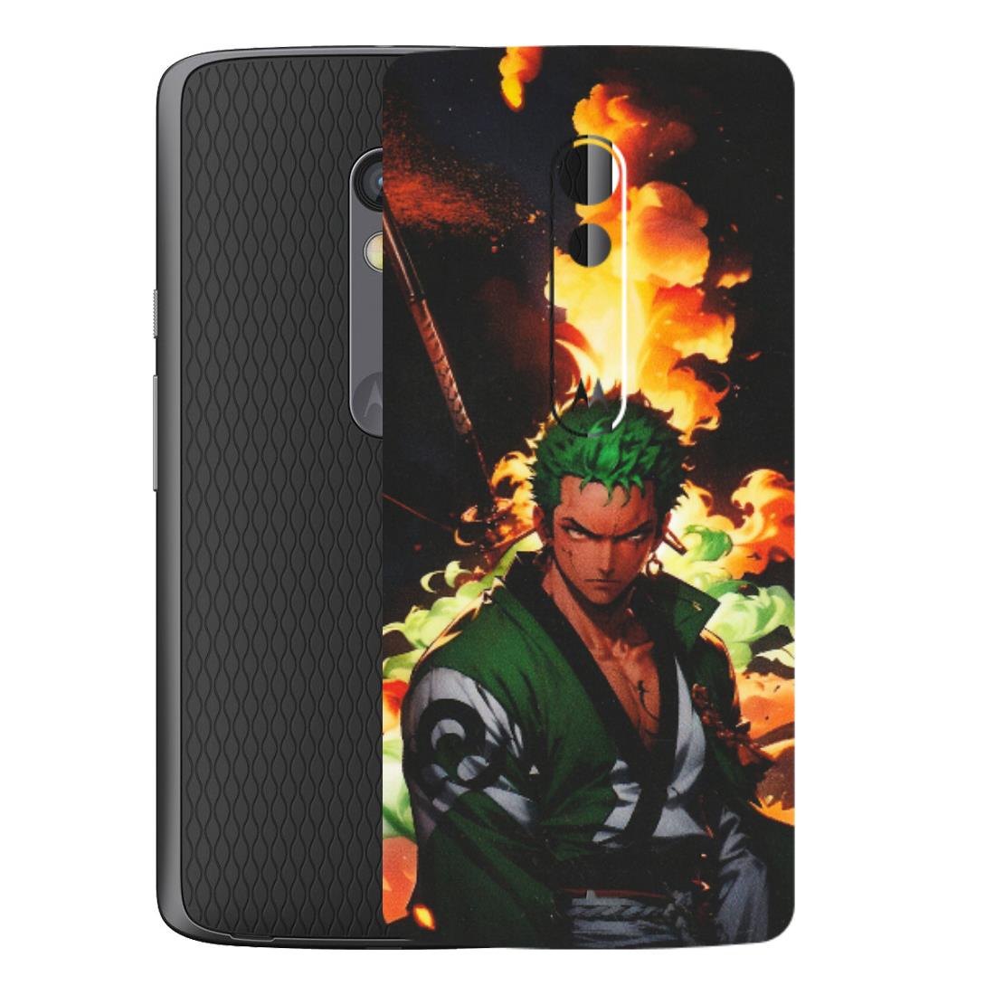 Motorola Phone Skins (All Models) - Roronoa Zoro - Matte Finish (M-102) Motorola Moto X Play