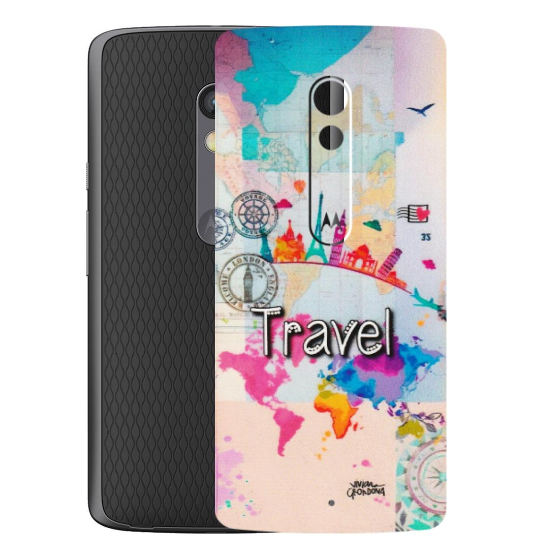 Motorola Phone Skins (All Models) - Travel The Wonders - Matte Finish (M-108) Motorola Moto X Play