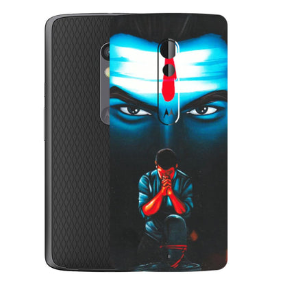 Motorola Phone Skins (All Models) - Mahakal Bhakt - Matte Finish (M-112) Motorola Moto X Play