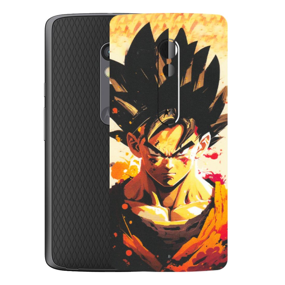 Motorola Phone Skins (All Models) - Angry Goku - Matte Finish (M-12) Motorola Moto X Play