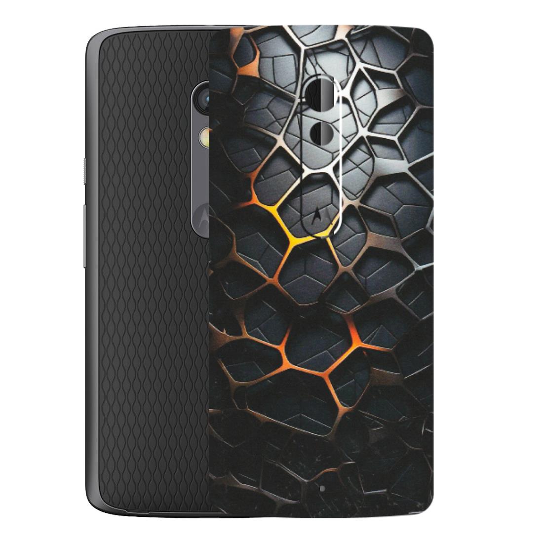 Motorola Phone Skins (All Models) - New Abstract Graphite Tiles - Matte Finish (M-130) Motorola Moto X Play