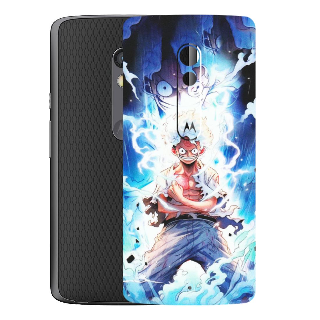 Motorola Phone Skins (All Models) - Blue Thunder Luffy Anime - Matte Finish (M-132) Motorola Moto X Play