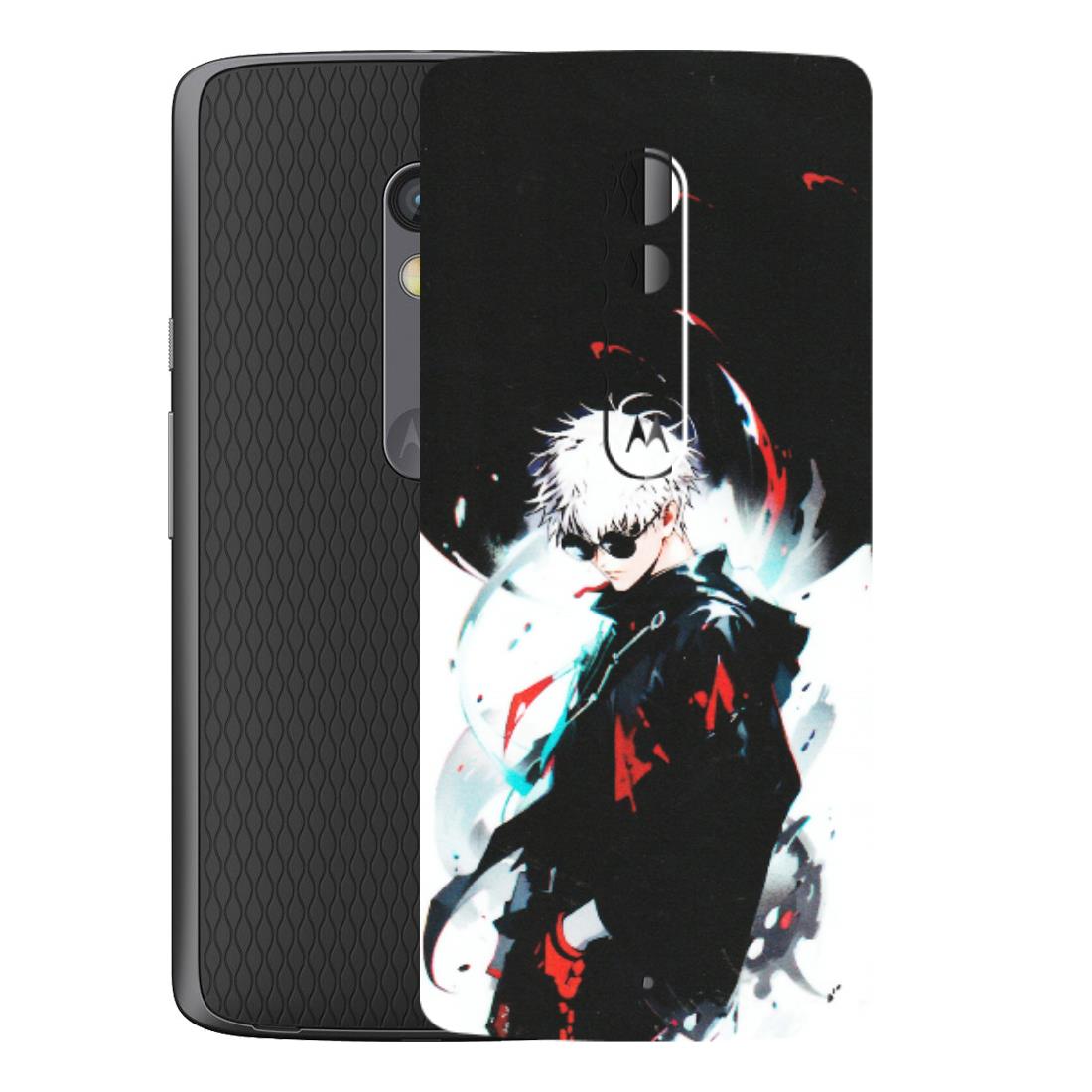 Motorola Phone Skins (All Models) - Gojo Powerful Charater Kaisen Anime - Matte Finish (M-144) Motorola Moto X Play