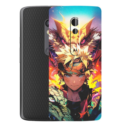 Motorola Phone Skins (All Models) - Angry Naruto Anime - Matte Finish (M-148) Motorola Moto X Play