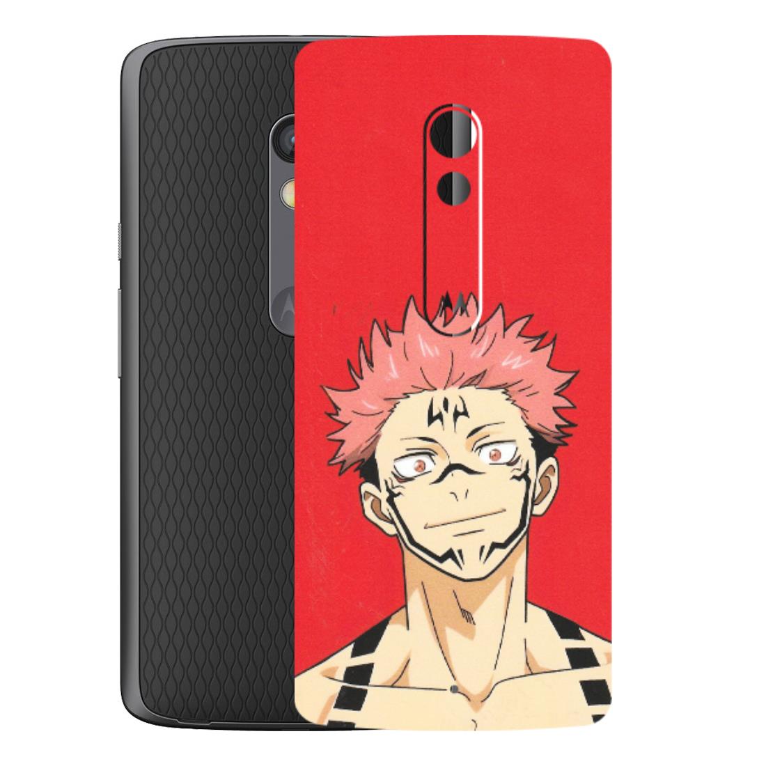 Motorola Phone Skins (All Models) - Ryomen Sukuna Fun Anime - Matte Finish (M-153) Motorola Moto X Play