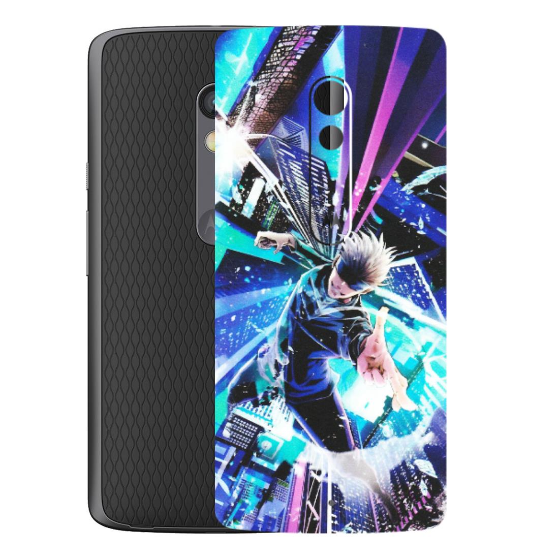 Motorola Phone Skins (All Models) - Manga Action Jujustu Kaisen Anime - Matte Finish (M-155) Motorola Moto X Play