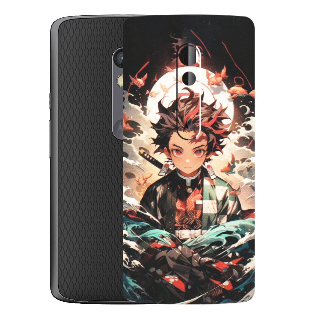 Motorola Phone Skins (All Models) - Tanjiro Demon Slayer Anime - Matte Finish (M-158) Motorola Moto X Play