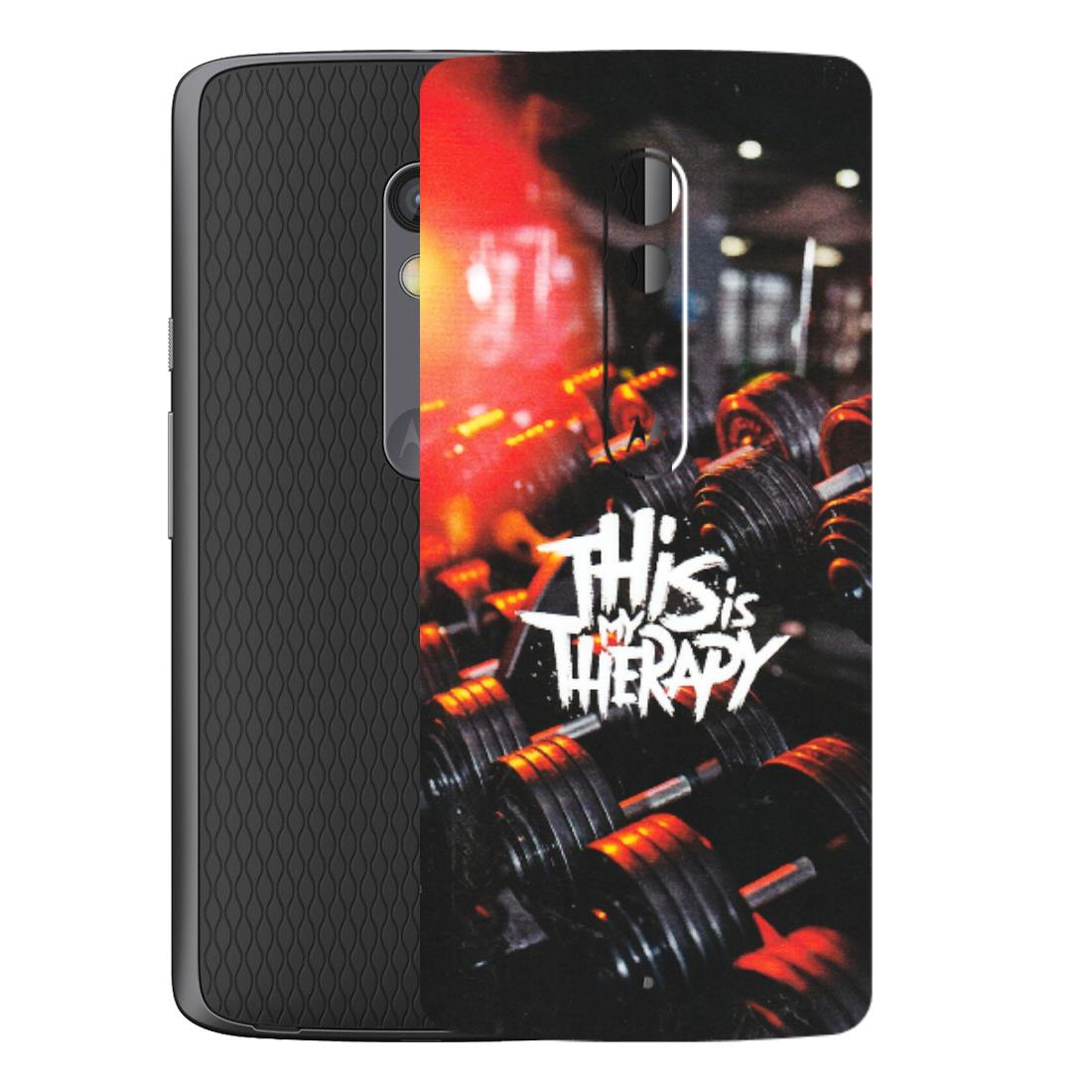 Motorola Phone Skins (All Models) - GYM Lover Therapy - Matte Finish (M-160) Motorola Moto X Play