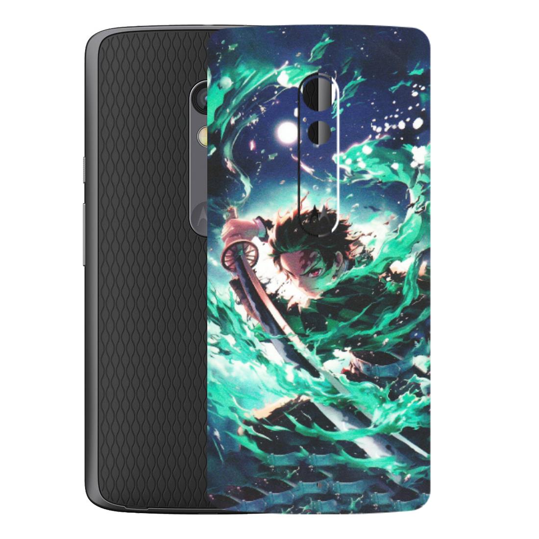 Motorola Phone Skins (All Models) - Sword Fighter Anime - Matte Finish (M-29) Motorola Moto X Play