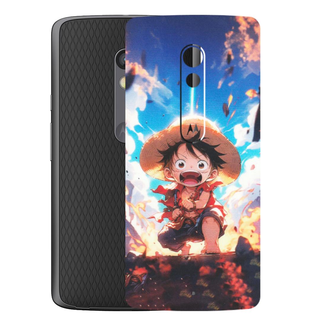 Motorola Phone Skins (All Models) - Toon One Piece Cute Character - Matte Finish (M-35) Motorola Moto X Play