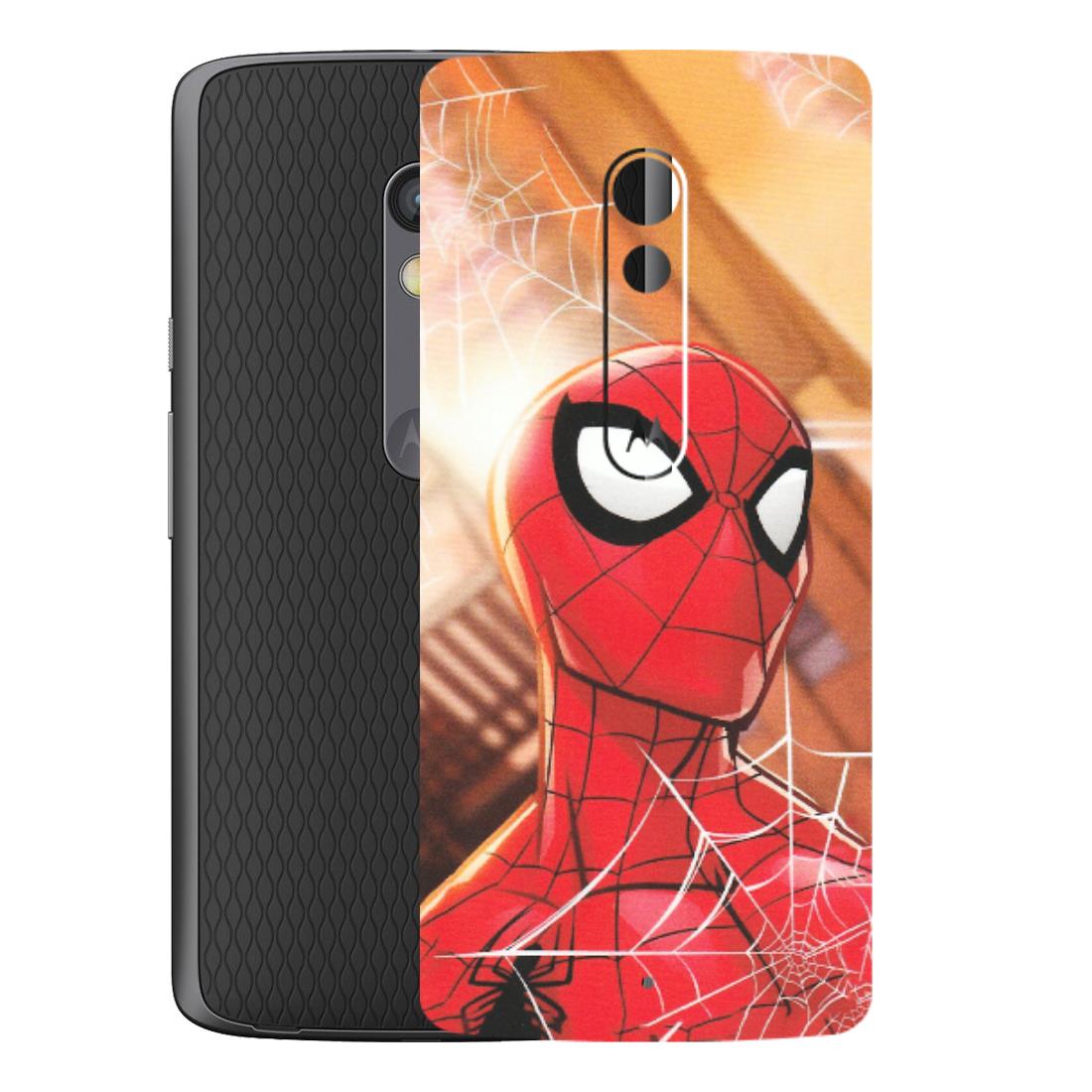 Motorola Phone Skins (All Models) - Spiderman Face New - Matte Finish (M-41) Motorola Moto X Play